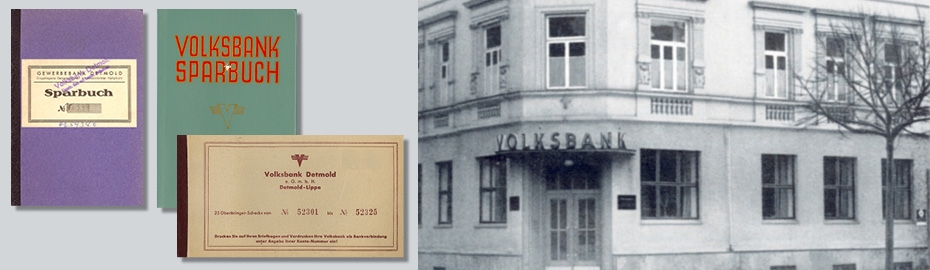 Die Geschichte der Volksbank Detmold Die Geschichte der Volksbank Detmold